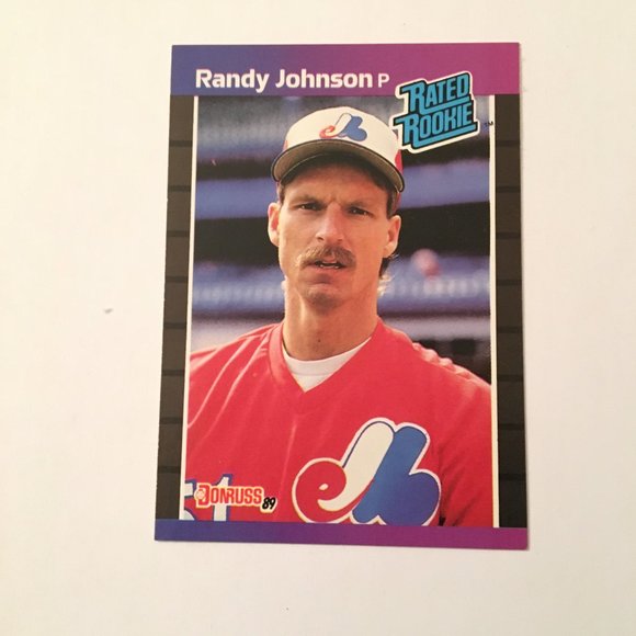 1989 Donruss Randy Johnson Rated Rookie Card RC #42 Error Baseball - Picture 1 of 10